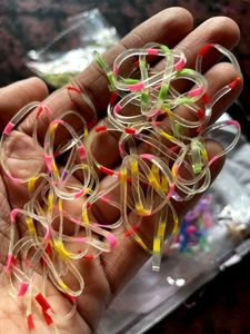 Colorful Hair Tie Set (Rubber Bands) [Art &amp; Craft]