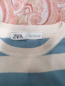 Zara Striped Knit Tank Top