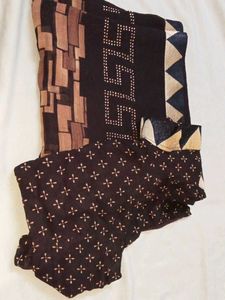 Brown Patterned Saree