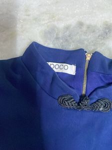 Nevy Blue Sleeveless Top