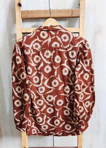 Brown Printed Top Size-40