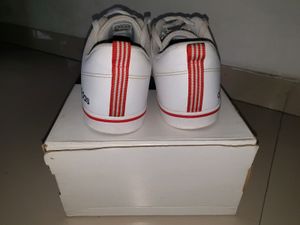 Adidas Vs Pace shoes white black red