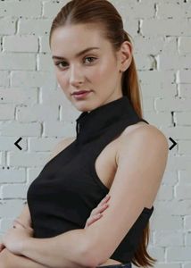 Black Racerback Tank Top