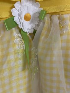 Yellow Gingham Dress