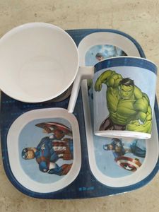 Set Of Two Cute Dinnerware For Kids...Like New..