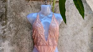 I. SEXY NUDE NET BODYSUIT