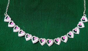 Heart Necklace &amp; Earring Set