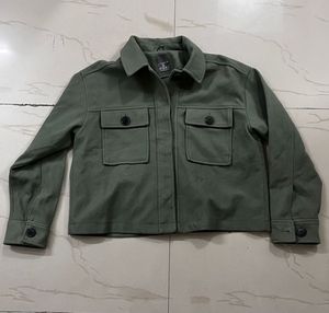 Oversized SeaGreen Woollen Jacket