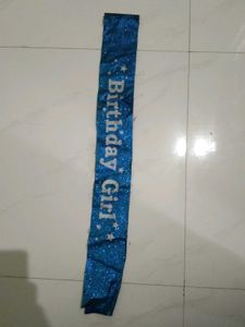glitter birthday sash