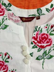Pink And White Kurta Sets