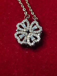 Magnetic Flower Necklace * Stainless Steel*
