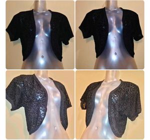 Size S/M 🎁Buy 2 Get 1 Free 🎁Black Bolero Jacket