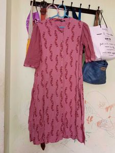 Pink Floral Print Tunic