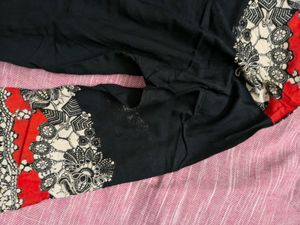 Boho Black Shrug with Fringes