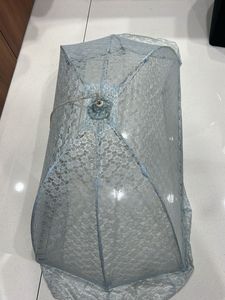 Baby Station Mosquito Net Floral Design Blue