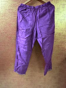 Purple hand work Kurta