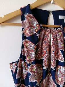 London Times Printed maxi Dress