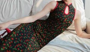 Black Floral Chinese Dress Newme
