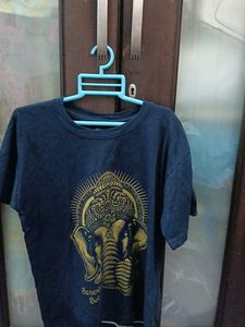 Navy Blue GANESHA T-Shirt