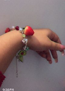 Cute Strawberry Bracelet 🍓🎀