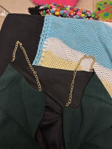 Green Chain Strap Top