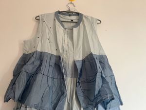Weatern Gown With Detached Jacket