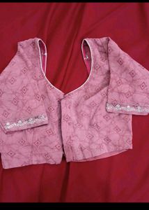 Printed saree with blouse