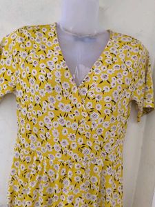 Floral Yellow Sundress