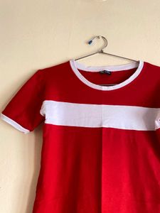 Red &amp; White T-Shirt nightdress