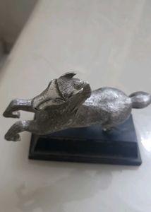 Vintage Silver Horse Statue