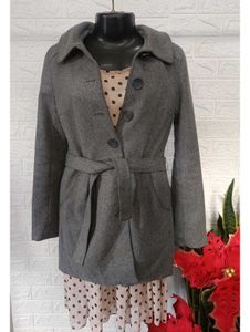 Imported H&amp;M Hooded Overcoat