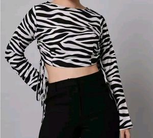 New Zebra Print Top