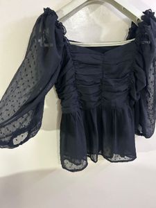 Myntra Black Top