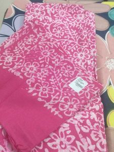 Pink Battika Print Fabric