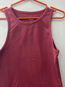 Burgundy Tank Top