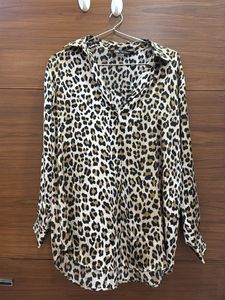 Zara Animal Print Top