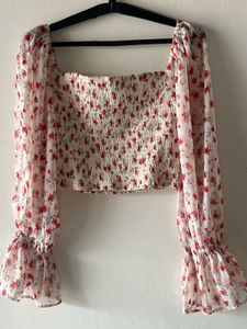 Floral Crop Top🍄