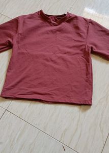 Burgundy Crewneck Sweatshirt