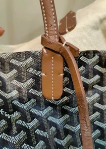 Auth Goyard Goyardine Black St. Louis PM Tote Bag