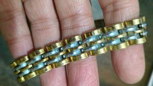 Two-Tone Link Bracelet