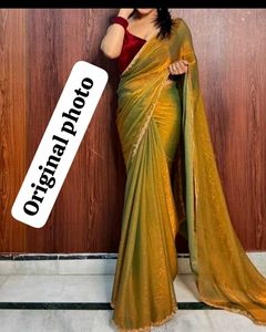 Jimmy Choo Fabric Saree With Unstitch Blouse