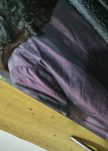 Reversible Faux Fur Trim Jacket