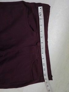 Burgundy Jeging
