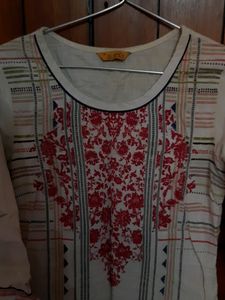 Aurelia women printed straight kurta