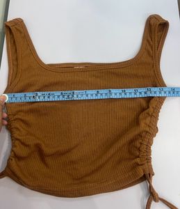 Street Style Store Brown Tank Top
