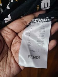 Fendi and Fila collaboration Logo Print Tee