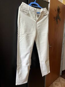 Zara White Jeans