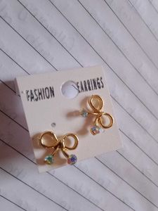 Bow Earrings - Fashion Jewelry