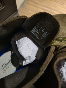 Brand new Clarks Grey Boots slight damage factory