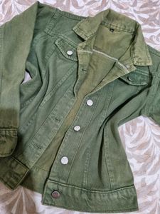 Green Denim Jacket